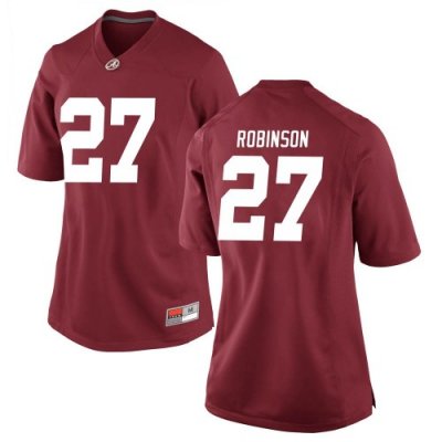 Women's Alabama Crimson Tide #27 Joshua Robinson Crimson Replica NCAA College Football Jersey 2403ABUB2